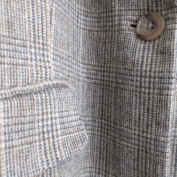 Land's End Plaid Wool Blazer - Picture 3 of 5